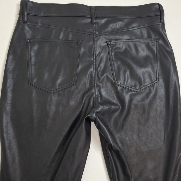 New Gap Vintage Slim High Rise Faux Leather Pants Size 16 - Picture 5 of 14
